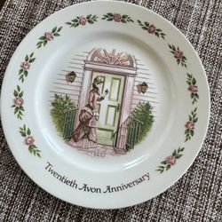 20th Anniversary Avon Plate