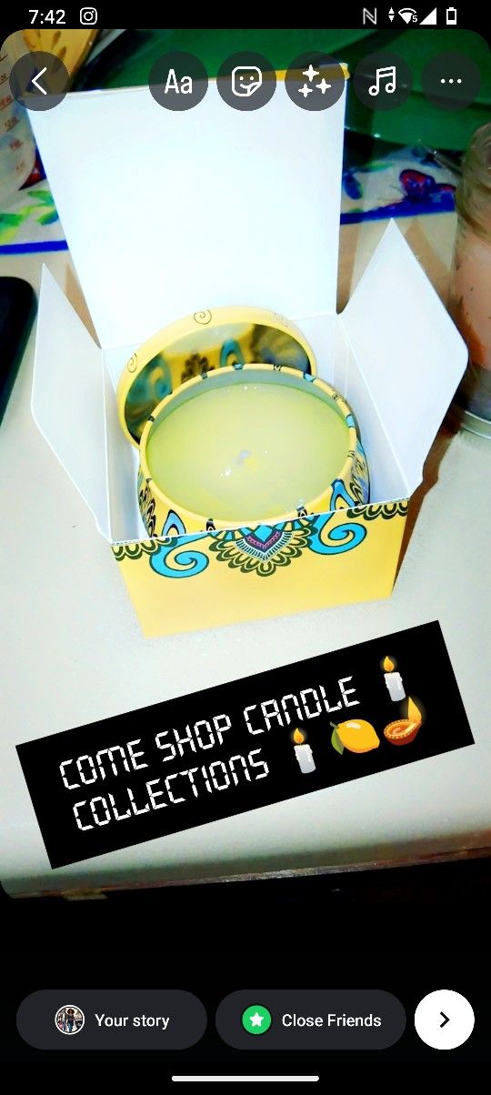 Lemon 🍋 Scented Candle