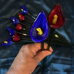 Glass Calla Lily Flowers