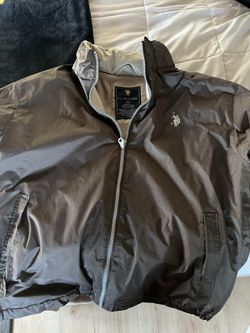 Polo Windbreaker W/ Built In Hood