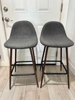 2 stools 24 inches height seat