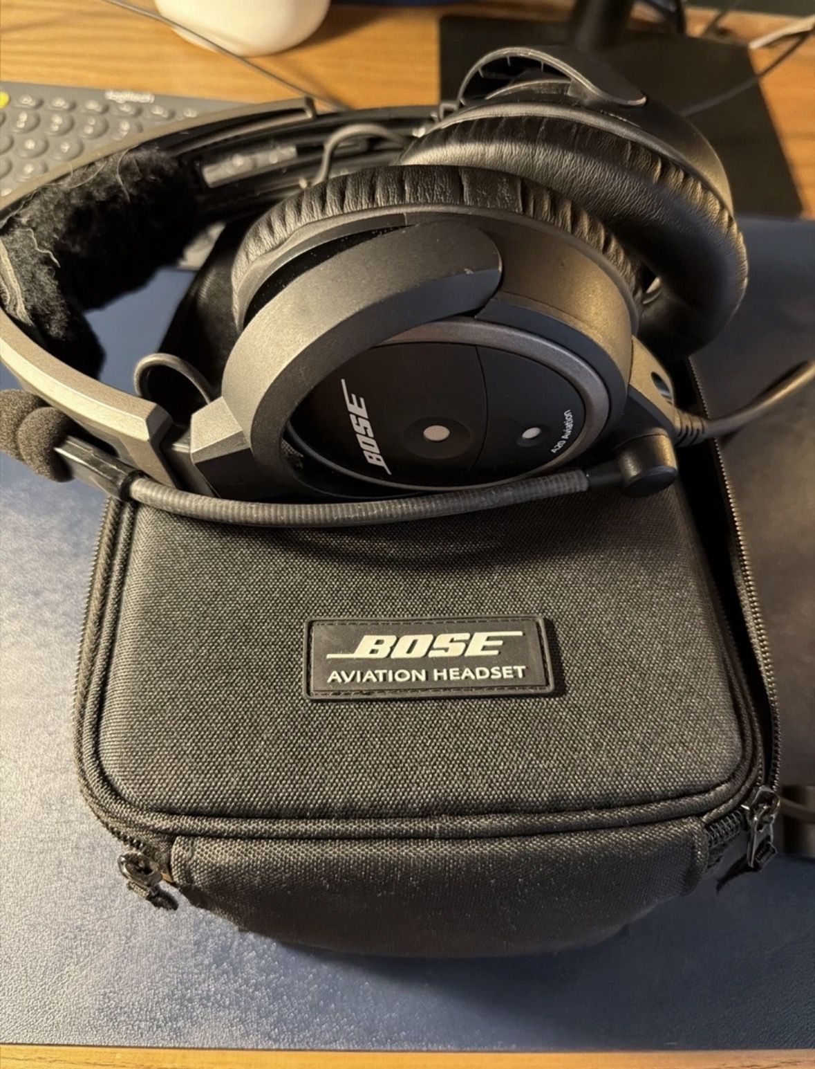 Bose A20 Aviation Headset Bluetooth- Great Condition, GA Plugs And Original Case