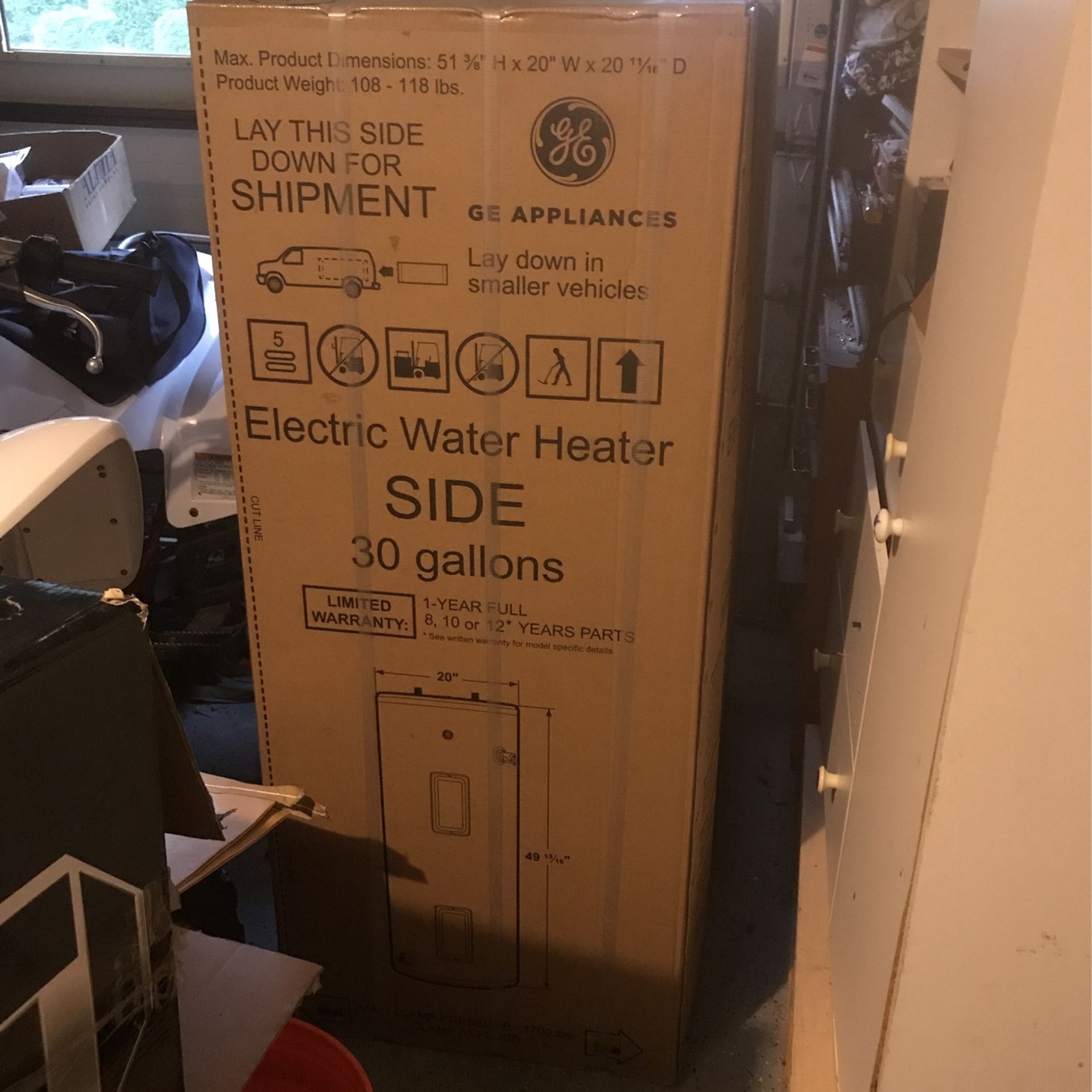 Brand New GE Electric Water Heater 30 Gallon 