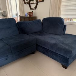 Blue Sectional Couch – $300 (Originally $1,800)