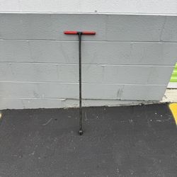 water meter key, a heavy-duty steel tool