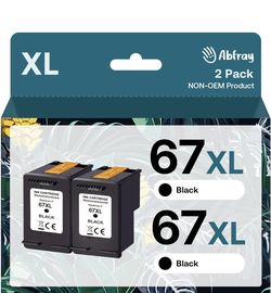 67XL High-Yield Remanufactured Ink Cartridge Replacement