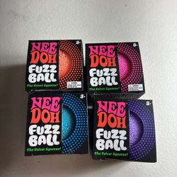 Nee Doh Fuzz Ball Set Of 4