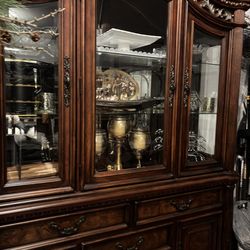 dining buffet and hutch