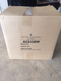 Altec Lansing 2.1 Speaker System ACS33BW