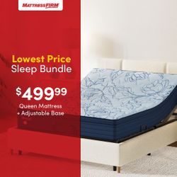 Queen Mattress and Adjustable Base Bundle