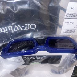 Blue Off White Sunglasses 