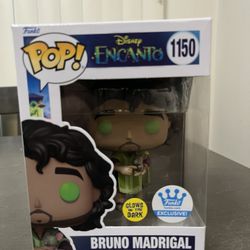 Funko Pop! Disney Bruno Madrigal #1150 GITD Funko Shop Exclusive 
