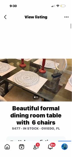 Dining room table