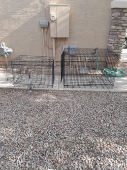 Large Or X-Large Metal Wire Pet Dog Kennel Crates $35-$70 each See All Photos Read Description