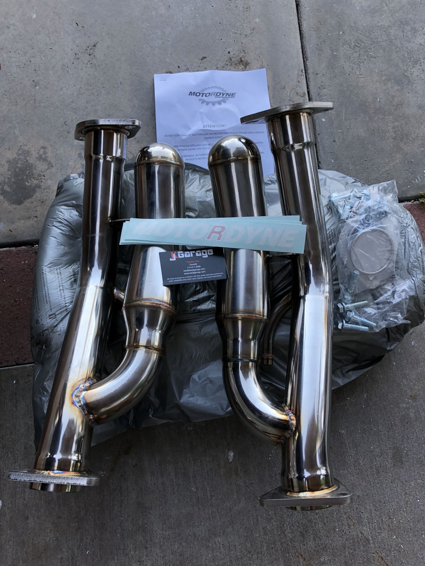 Motordyne Art Pipes G35/350z/G37/370z for Sale in Garden Grove, CA ...
