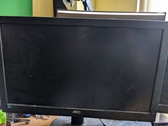 Two 19" AOC monitors