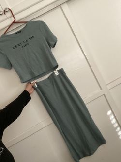 Skirt And Top Set