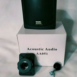 Acoustic Audio Small Speaker Black