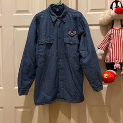MENS Winter Denim Jacket L