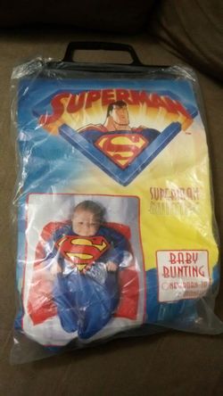 Superman costume size 0 -9 months