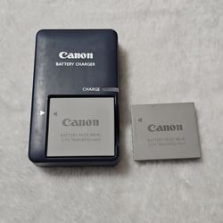 Canon battery & charger