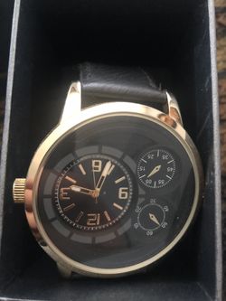 Gold plated watch