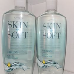 Avon Skin So Soft Original Scent Bath Oil Set