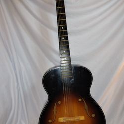 1950s-1960s Vintage Harmony Acoustic Guitar 