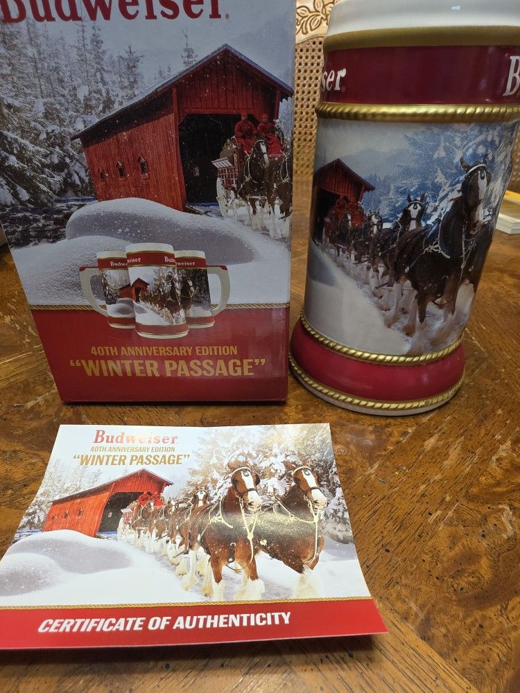 2019 Budweiser Beer Stein
