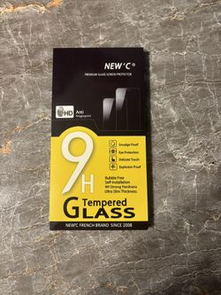 NEW'C (2) Tempered Glass Screen Protectors
