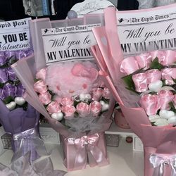 Bouquet Made Of Handmade Flowers !