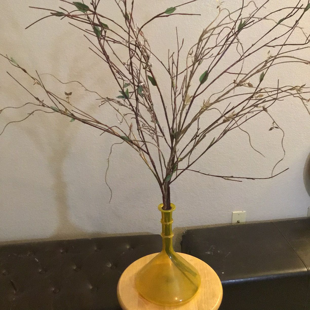 Price drop!! Nice Solid Vase/Artificial Branches Included