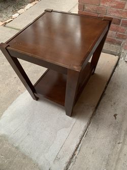 Single Side Solid Wood Table 