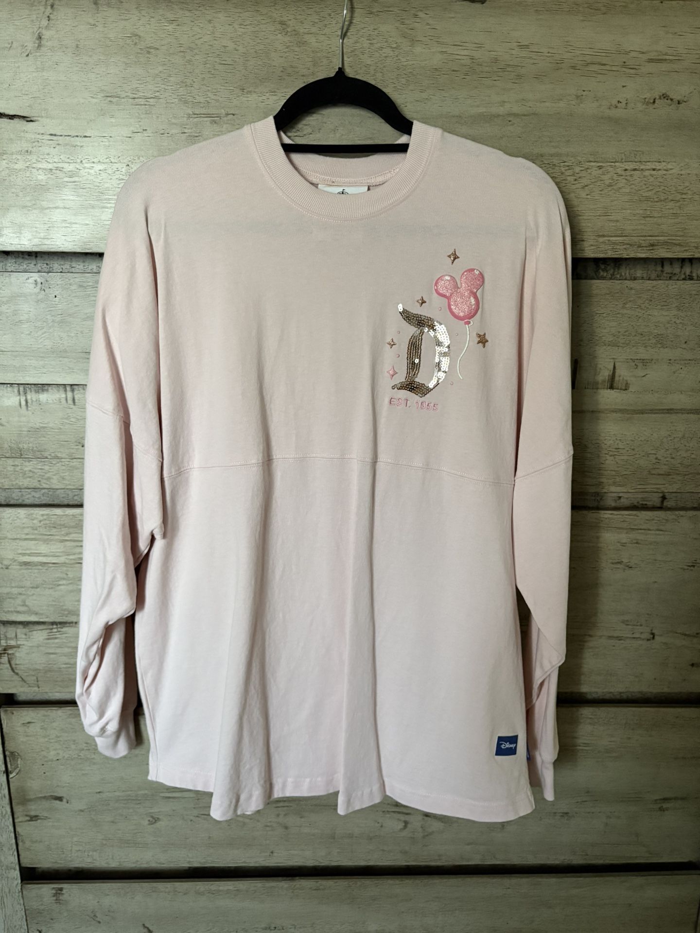 Disneyland Mickey Mouse Balloon Spirit Jersey Size Medium & Balloon Earrings