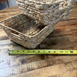 Set Of 2 - Basket / Trays - Home Decor / Home Organization 