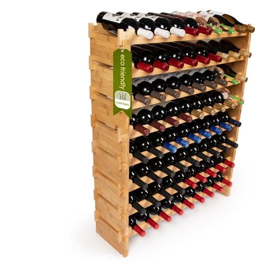 72 Bottle Stackable Modular Wine Rack Wine