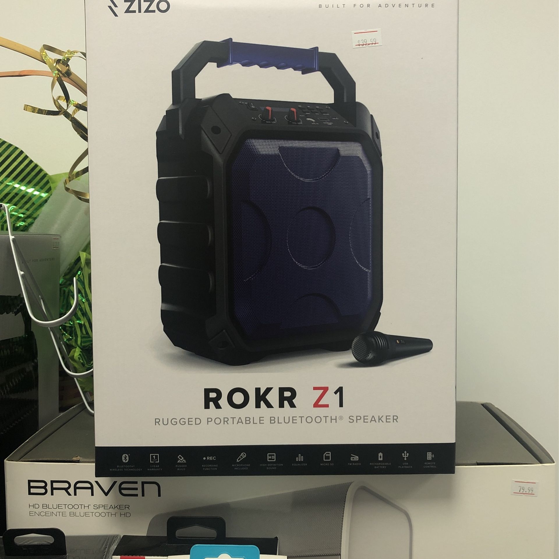 ZIZO ROKR Z1 Portable Bluetooth Speaker 