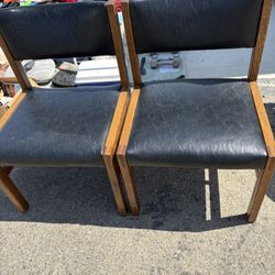 2 Leather Chairs
