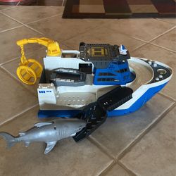 Boat With Shark 🦈