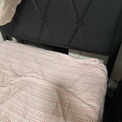 Twin Metal Bed Frame And Mattress 