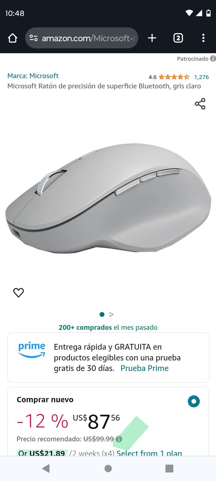 Microsoft Surface Precisión Mouse