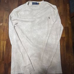 Crème polo Ralph Lauren sweater size S