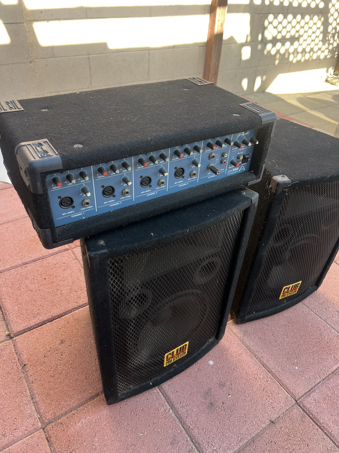 Outdoor Loud Speakers Set