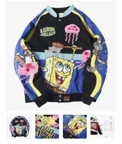 SpongeBob SquarePants Jellyfishing Racing Jacket