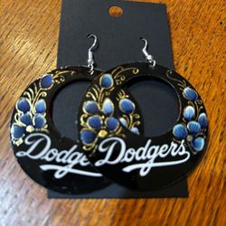 Dodgers Earrings 