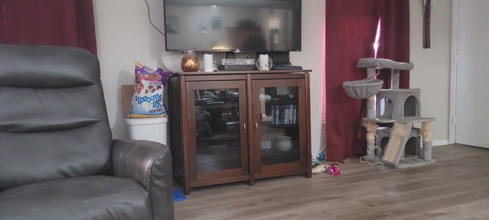 Great Solid Cherry Wood TV Stand