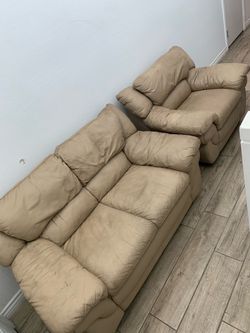 Couch Set Leather