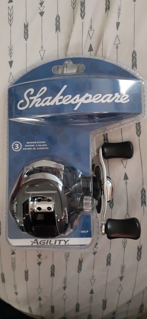 Shakespeare, Black AGILITY Three BEARING System REEL (Model AGLPB) 