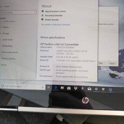 Hp Laptop X360 M3 Touchscreen Convertible 