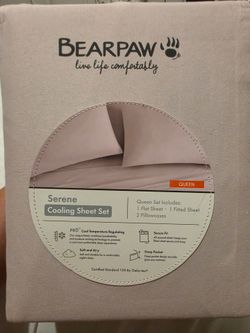NEW Bearpaw Serene Cooling Sheet Set (Queen)